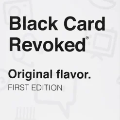 CFAP Holdings Black Card Revoked First Edition Card Games