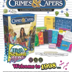 Renegade Game Studios Crimes & Capers High School Hijinks Strategy Games