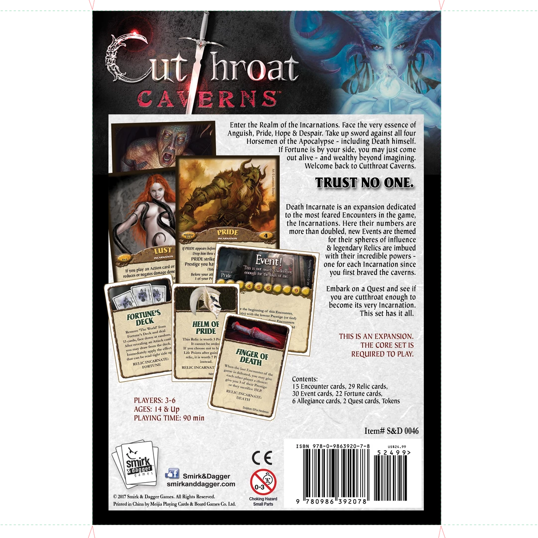 Wholesale β Smirk & Dagger Games Strategy Games Cutthroat Caverns Death Incarnate π 2 Smirk & Dagger Games Strategy Games Cutthroat Caverns Death Incarnate