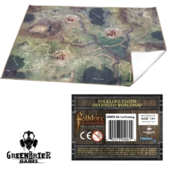 Greenbrier Games Folklore Oversized Cloth World Map Strategy Games