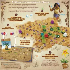 IELLO Strategy Games Ishtar Gardens Of Babylon