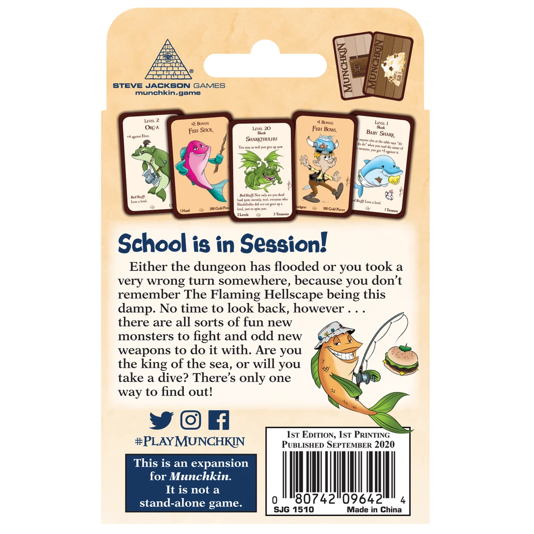 Best Pirce 𧨠Steve Jackson Games Munchkin Something Fishy Card Games π 3 Steve Jackson Games Munchkin Something Fishy Card Games