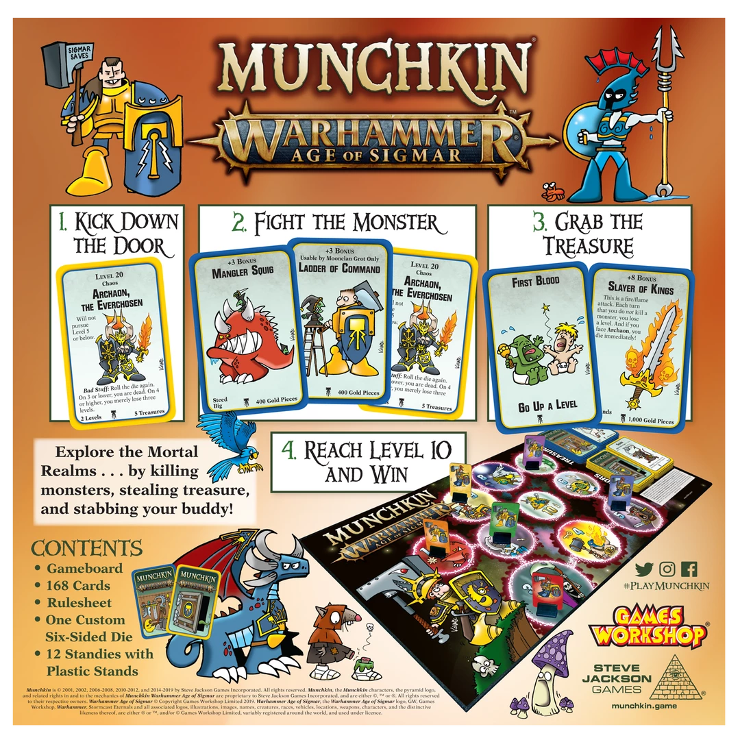 Wholesale โจ Steve Jackson Games Munchkin Warhammer Age Of Sigmar ๐ฅ 3 Steve Jackson Games Munchkin Warhammer Age Of Sigmar