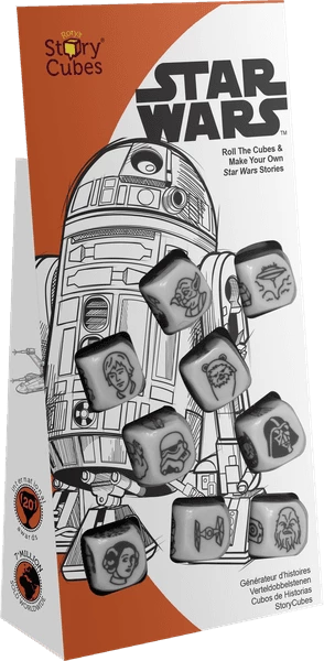 Flash Sale ⌛ Asmodee Rory's Story Cubes Star Wars Family Games ✨ 2 Asmodee Rory's Story Cubes Star Wars Family Games