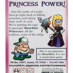 Steve Jackson Games Card Games Munchkin Princesses 2nd Edition Booster