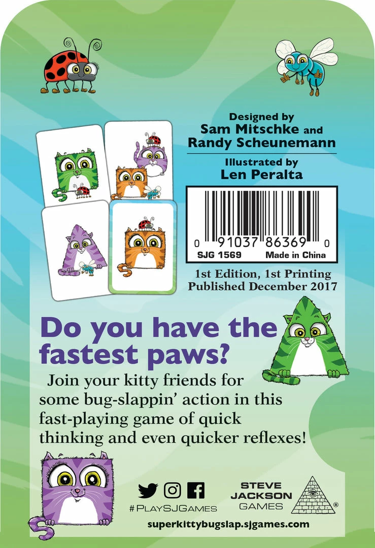 Cheapest ⭐ Steve Jackson Games Card Games Super Kitty Bug Slap 🤩 3 Steve Jackson Games Card Games Super Kitty Bug Slap
