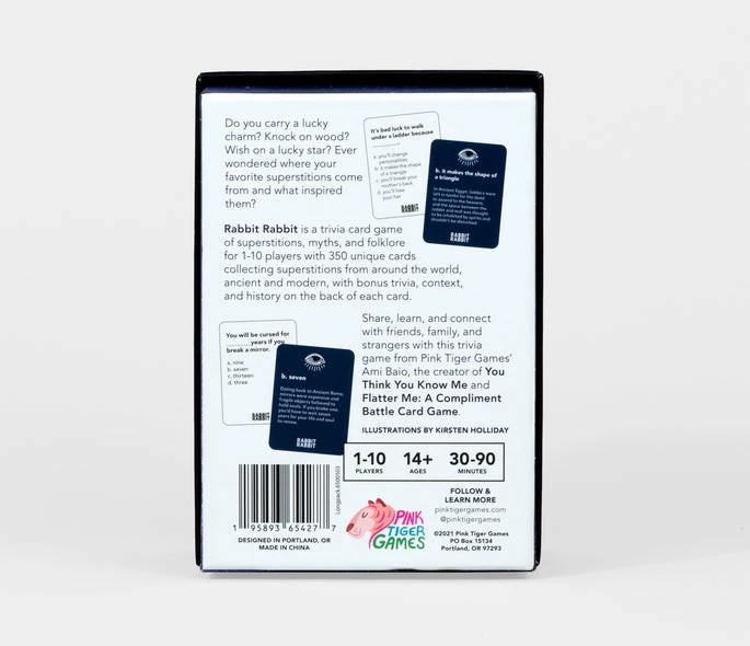 Buy โ Pink Tiger Games Card Games Rabbit Rabbit: A Game Of Superstitions ๐ 3 Pink Tiger Games Card Games Rabbit Rabbit: A Game Of Superstitions