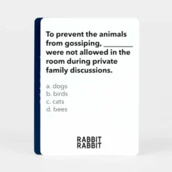 Buy โ Pink Tiger Games Card Games Rabbit Rabbit: A Game Of Superstitions ๐ 8 Pink Tiger Games Card Games Rabbit Rabbit: A Game Of Superstitions