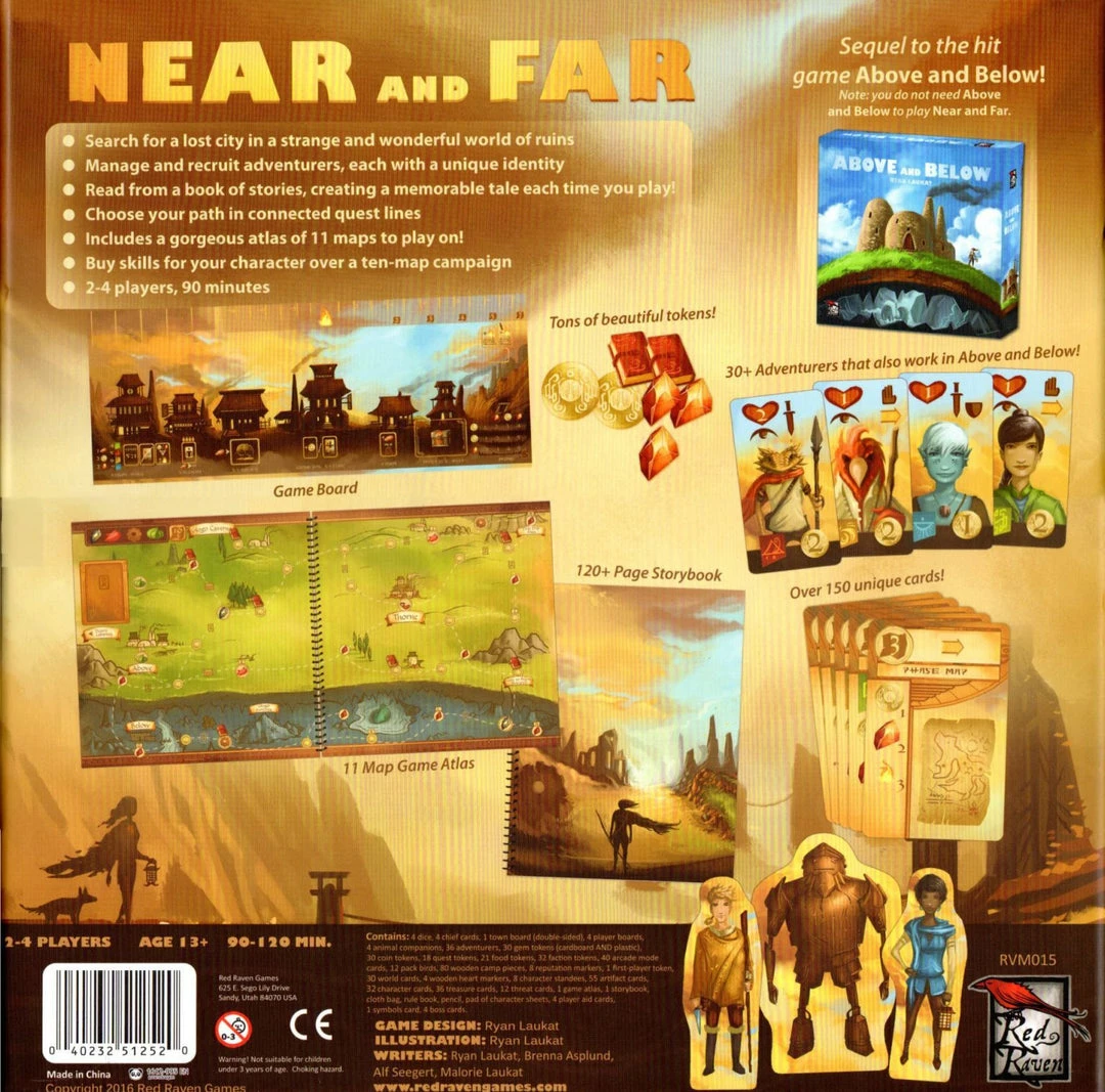 Brand new 🛒 Red Raven Games Near And Far ✨ 3 Red Raven Games Near And Far