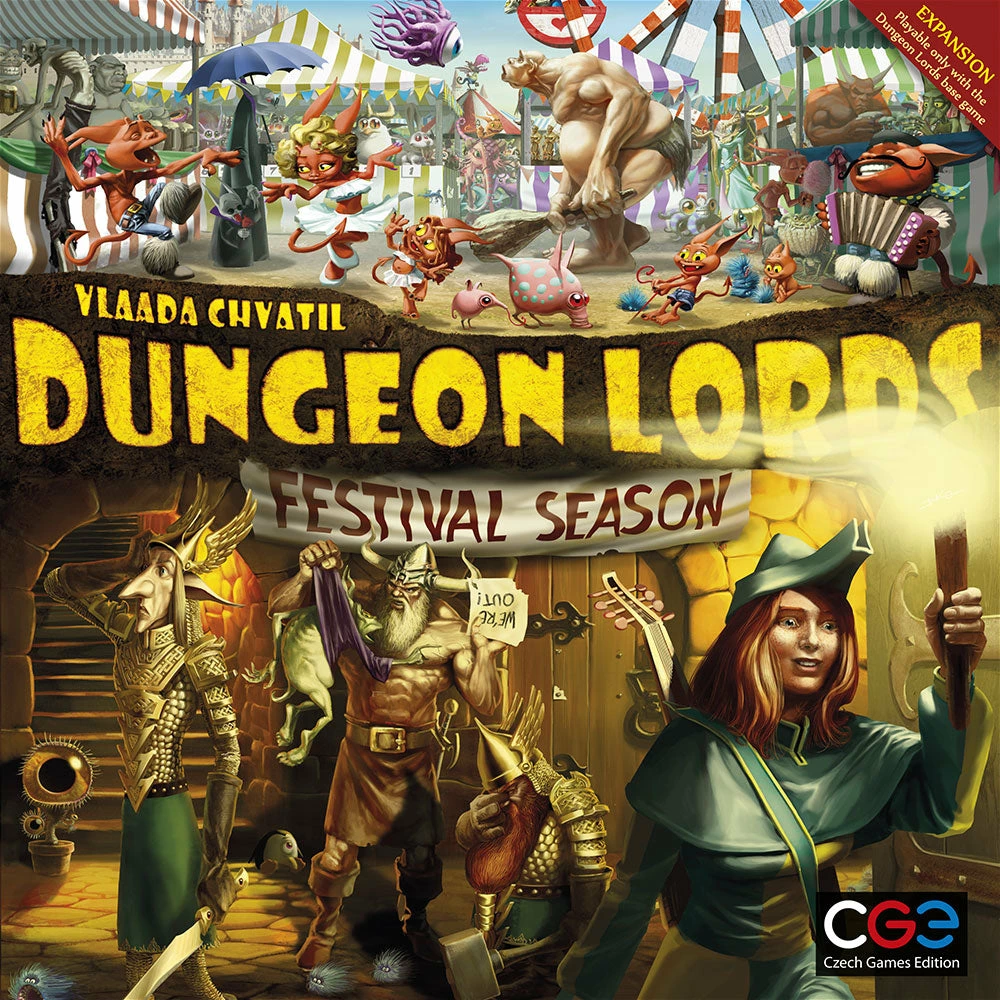 Flash Sale ❤️ Czech Games Dungeon Lords Festival Season ✨ 1 Czech Games Dungeon Lords Festival Season