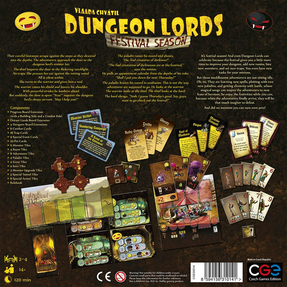 Flash Sale ❤️ Czech Games Dungeon Lords Festival Season ✨ 3 Czech Games Dungeon Lords Festival Season